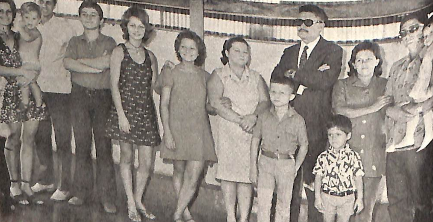 Primo Monteschio e família - 1972