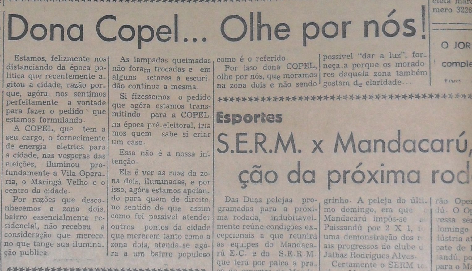 Reivindicação da Elite - Década de 1950