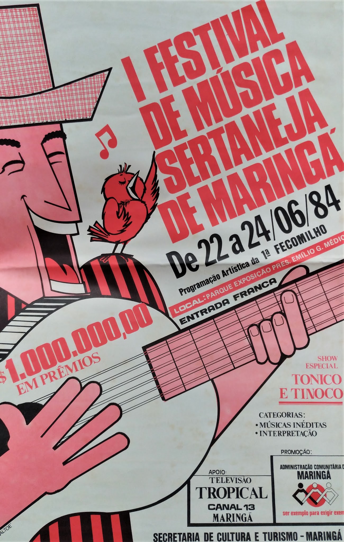 I Festival de Música Sertaneja de Maringá - 1984