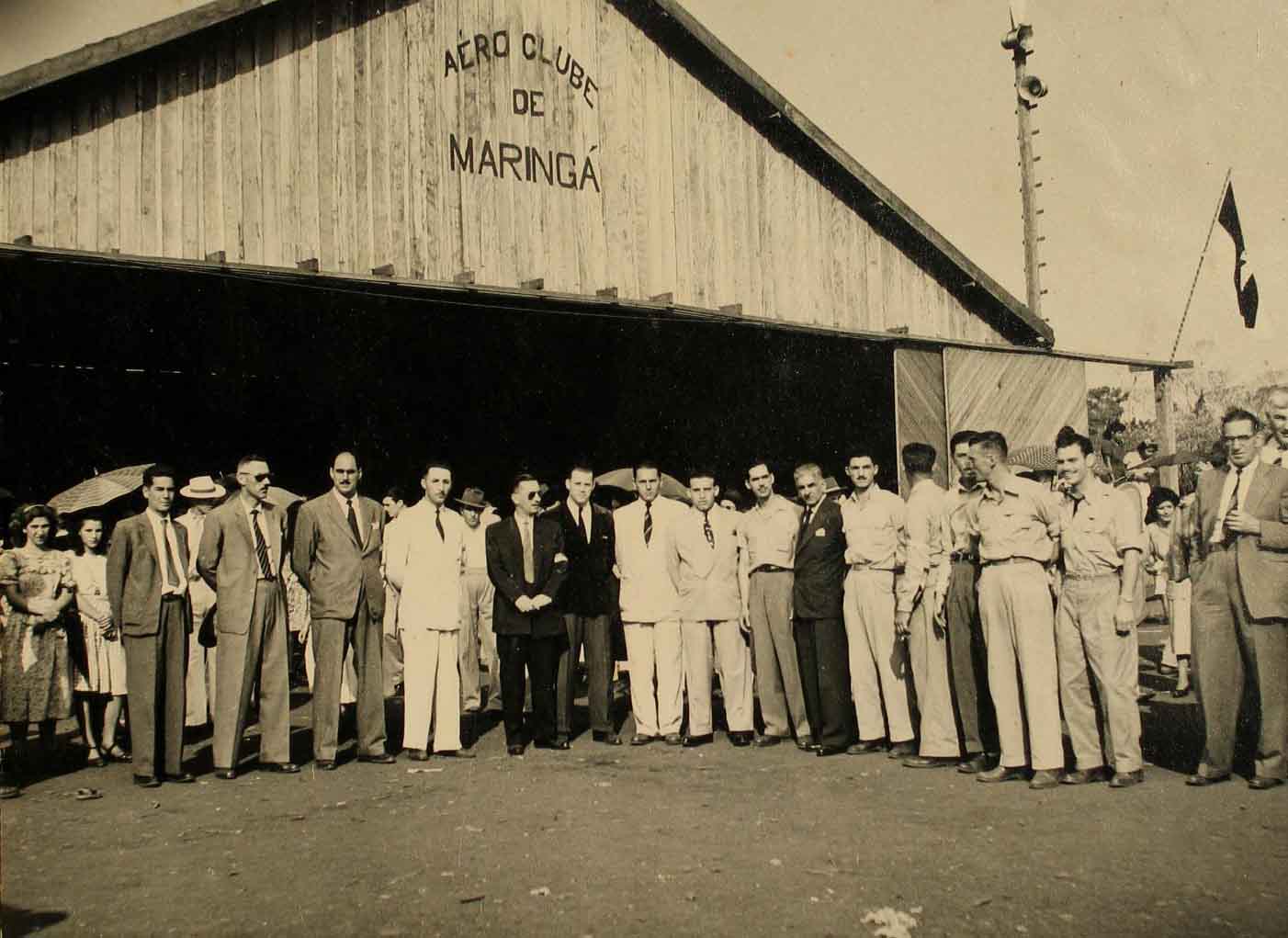 Inauguração Aero Clube de Maringá - 1948