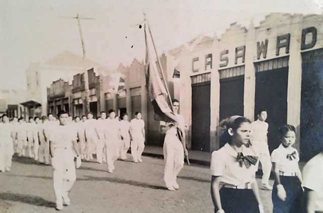 Desfile cívico - Década de 1950