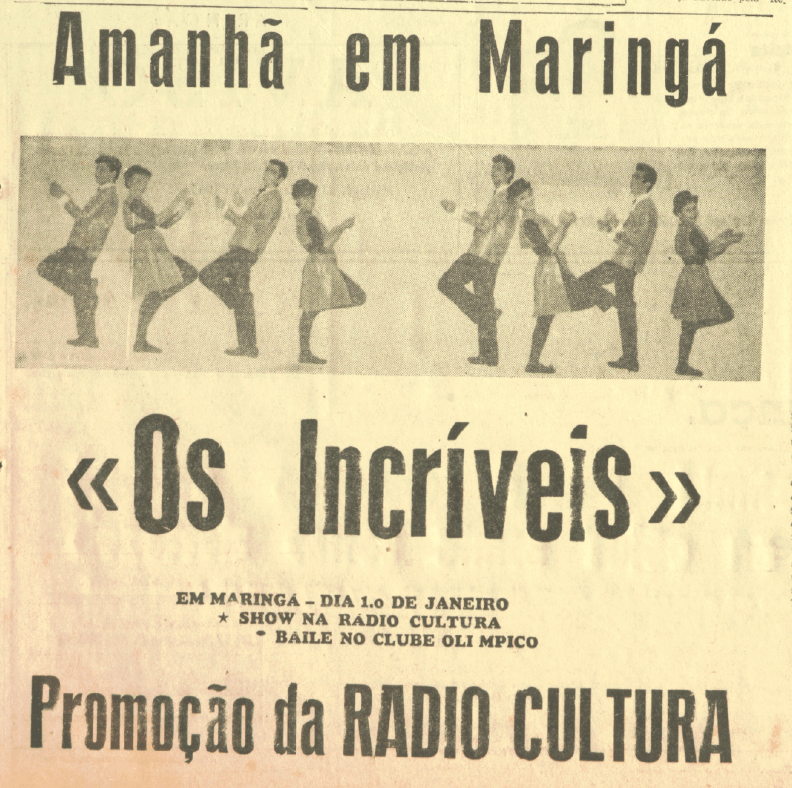 Show de Os Incríveis - 1966