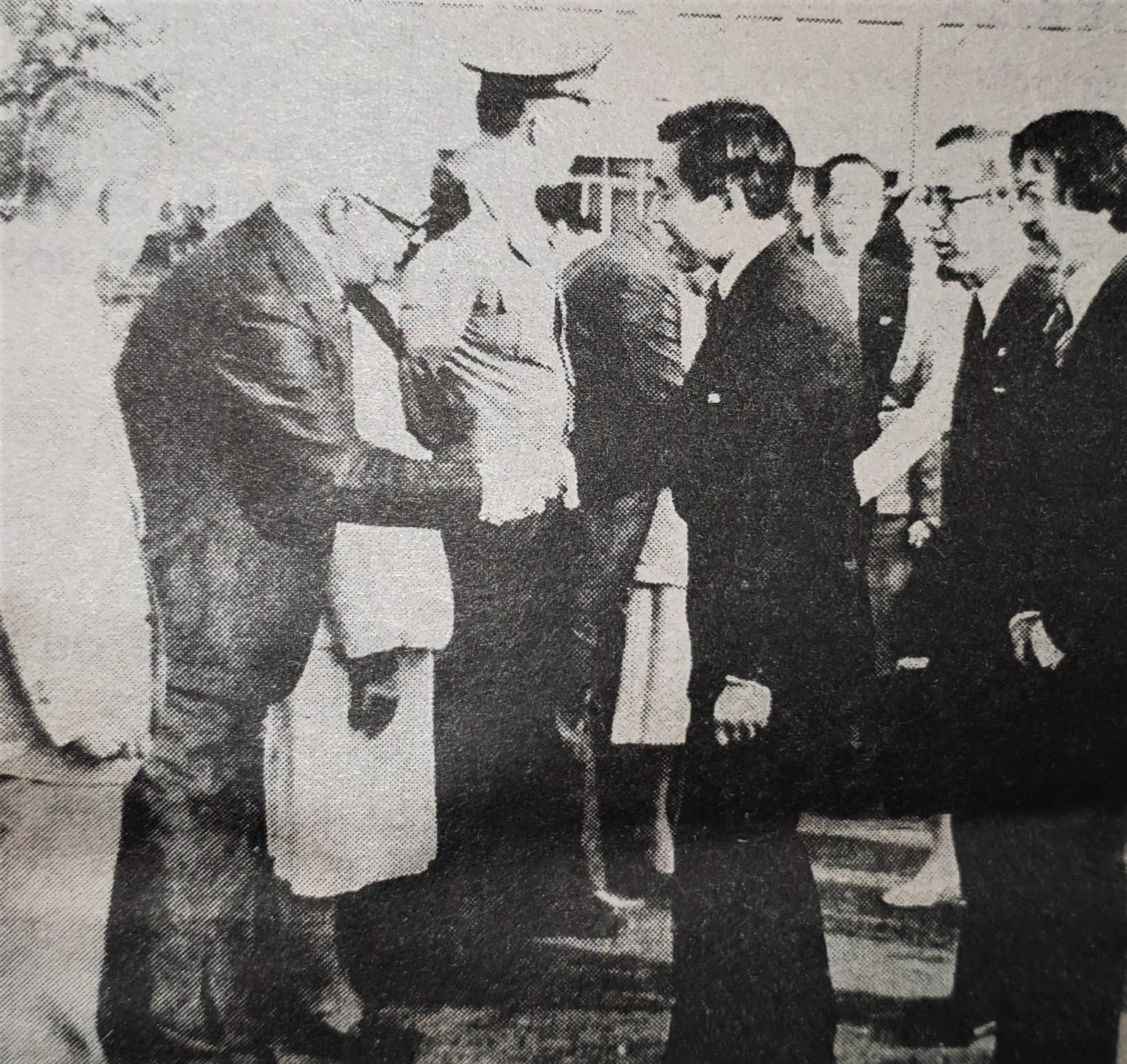 Presidente Geisel saúda o príncipe do Japão - 1978