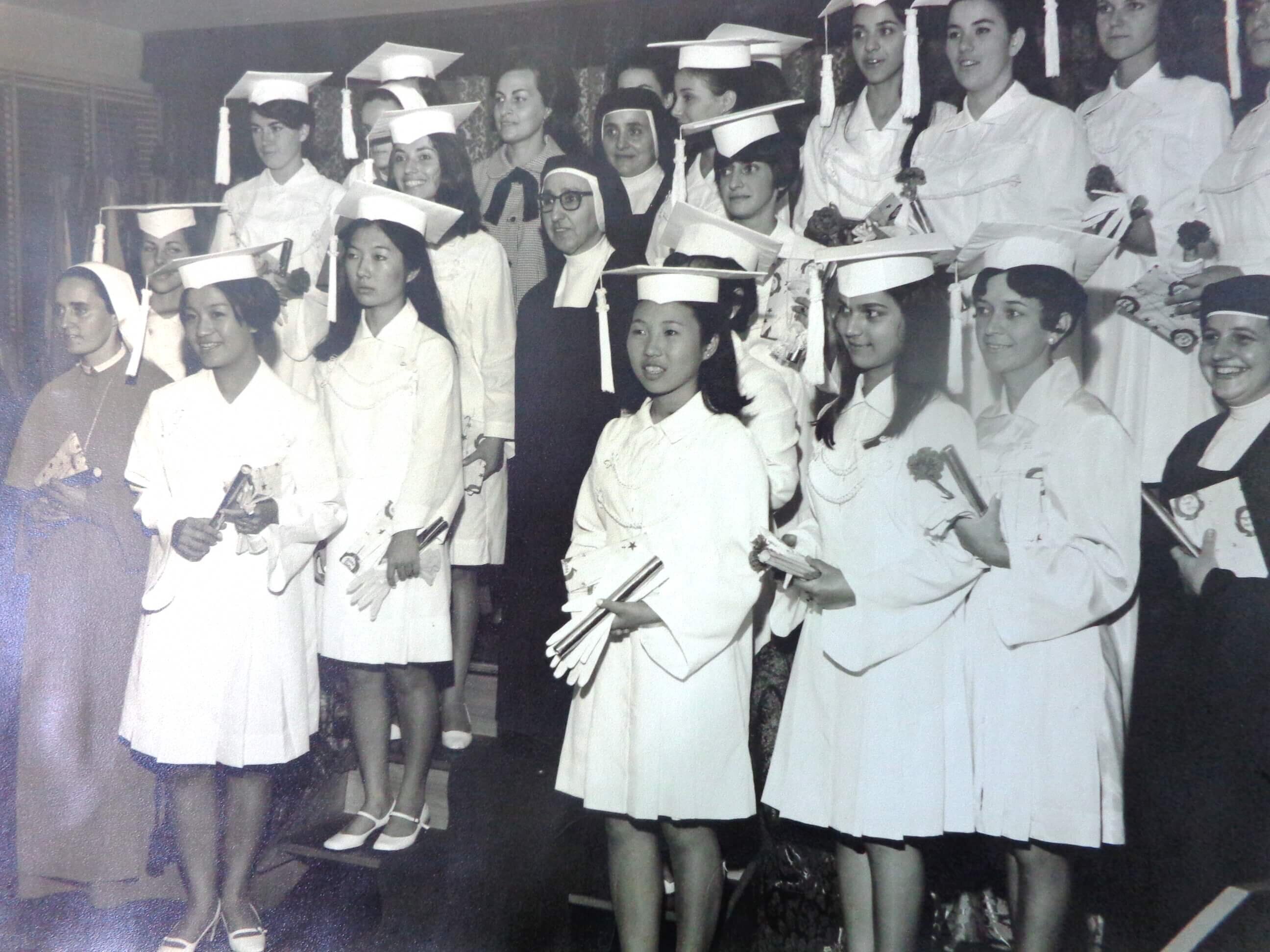 Formandas do Colégio Santa Cruz - Década de 1960