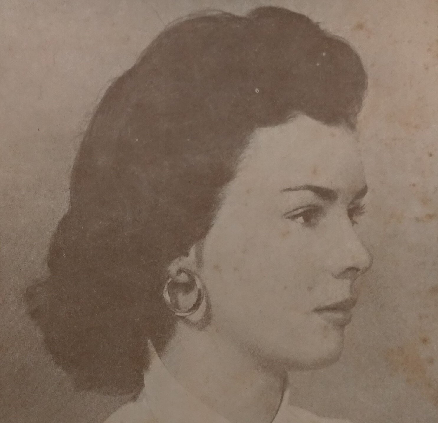Walkyria Planas em capa de revista - 1958