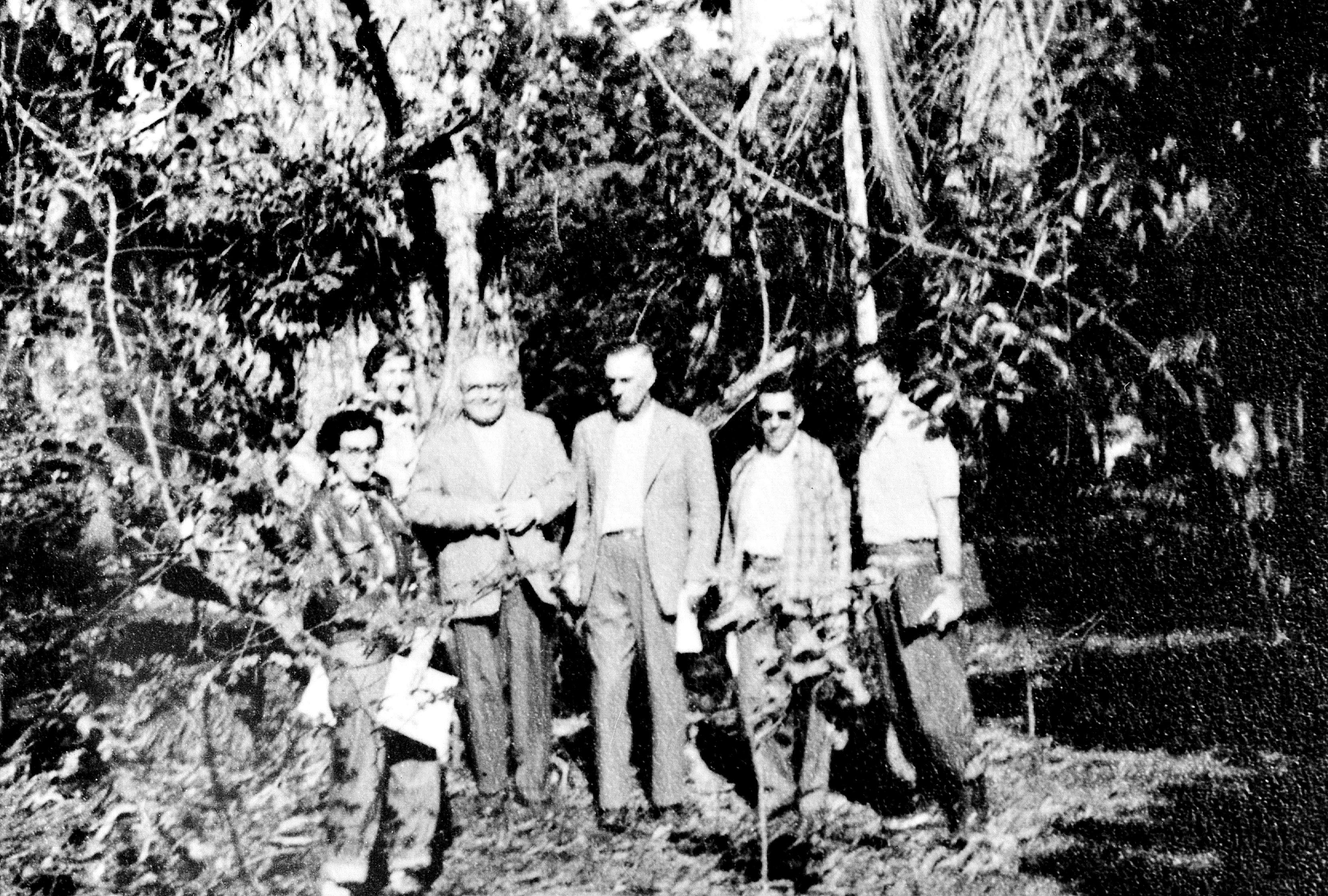 Membros da Companhia no Horto Florestal - Anos 1950