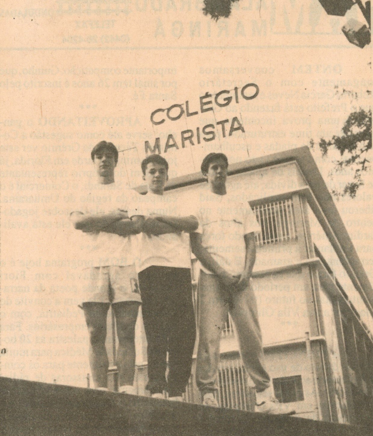 Alunos de Maringá na seleção brasileira de handebol - 1993