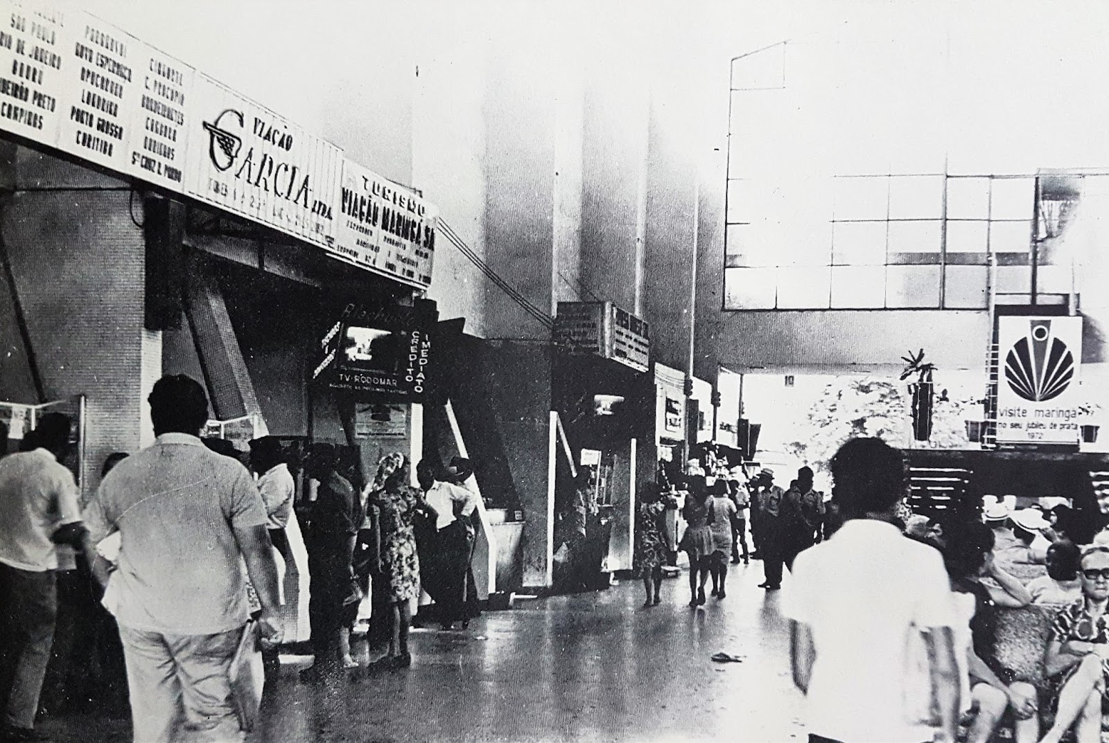 Interior da Rodoviária - 1972