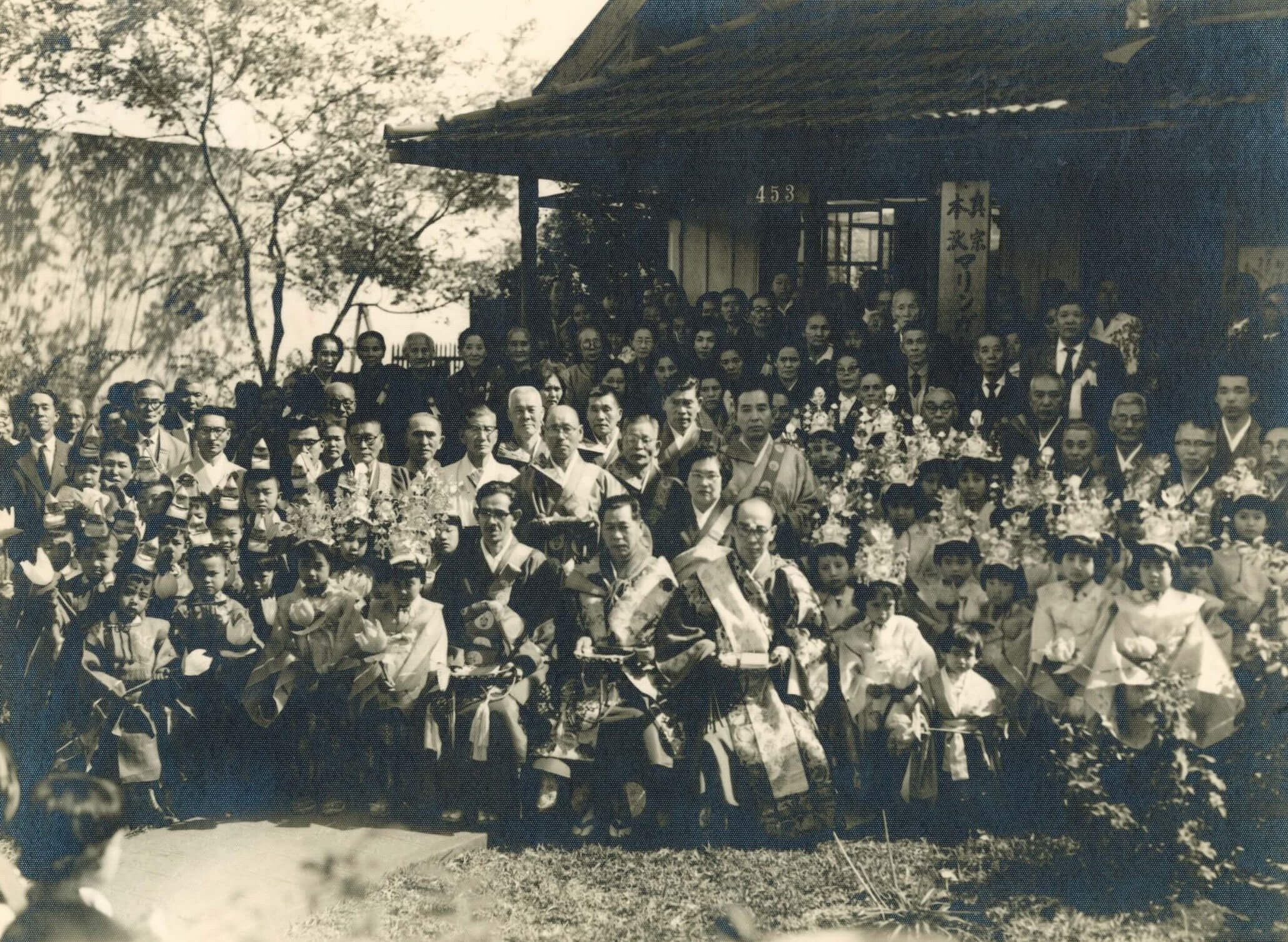 Encontro budista na Maringá Nihonjin Kai - Década de  1960