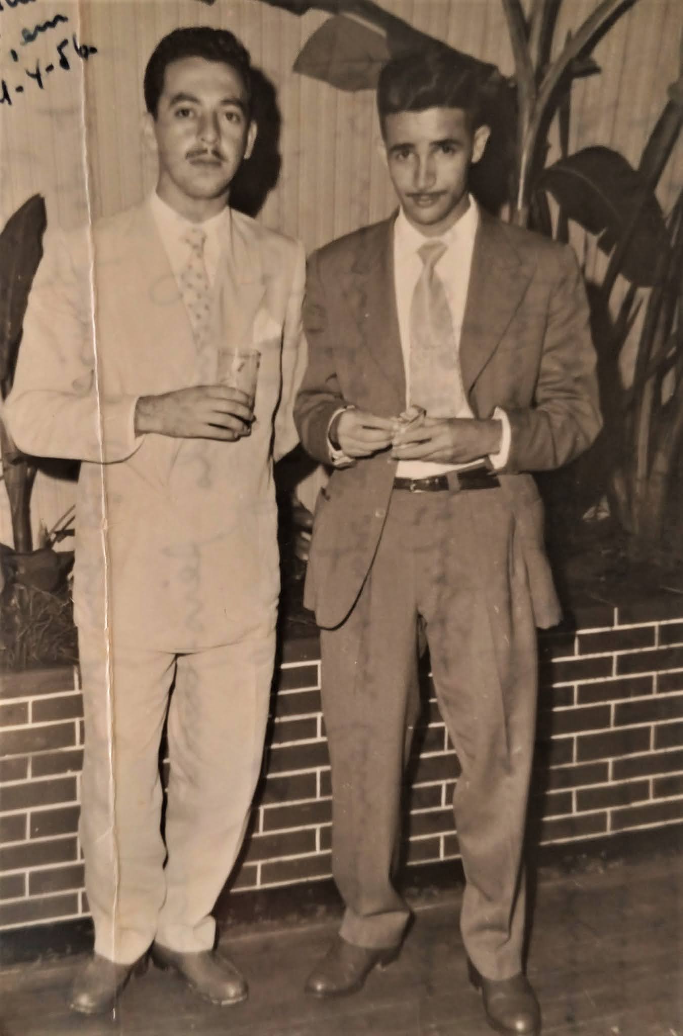 Zitão e Assis no Aero Clube - 1956