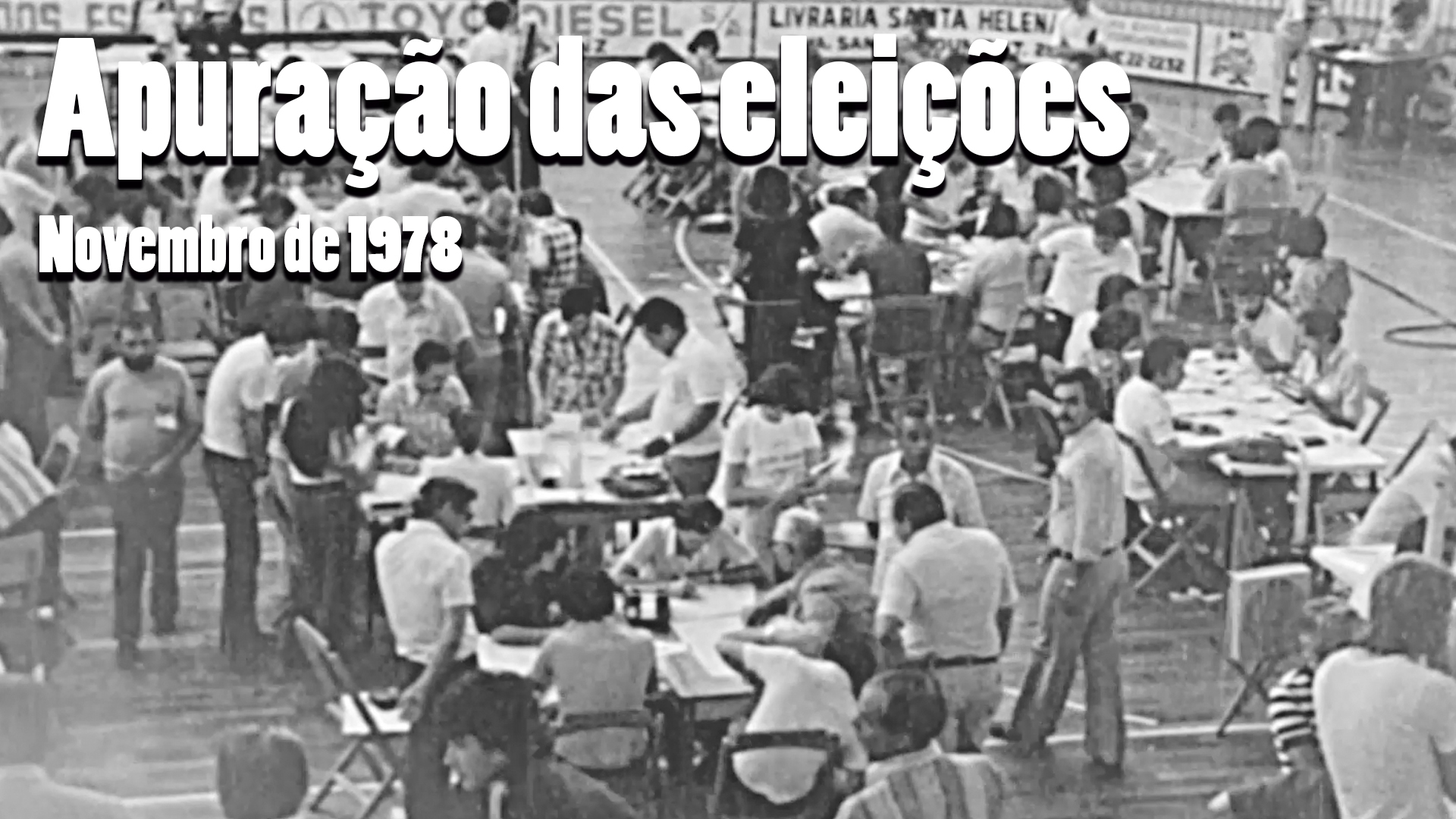 RARIDADE - Apuração das eleições de 1978
