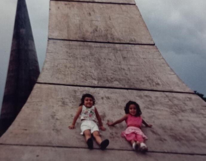 Obelisco como atrativo infantil - Anos 1990