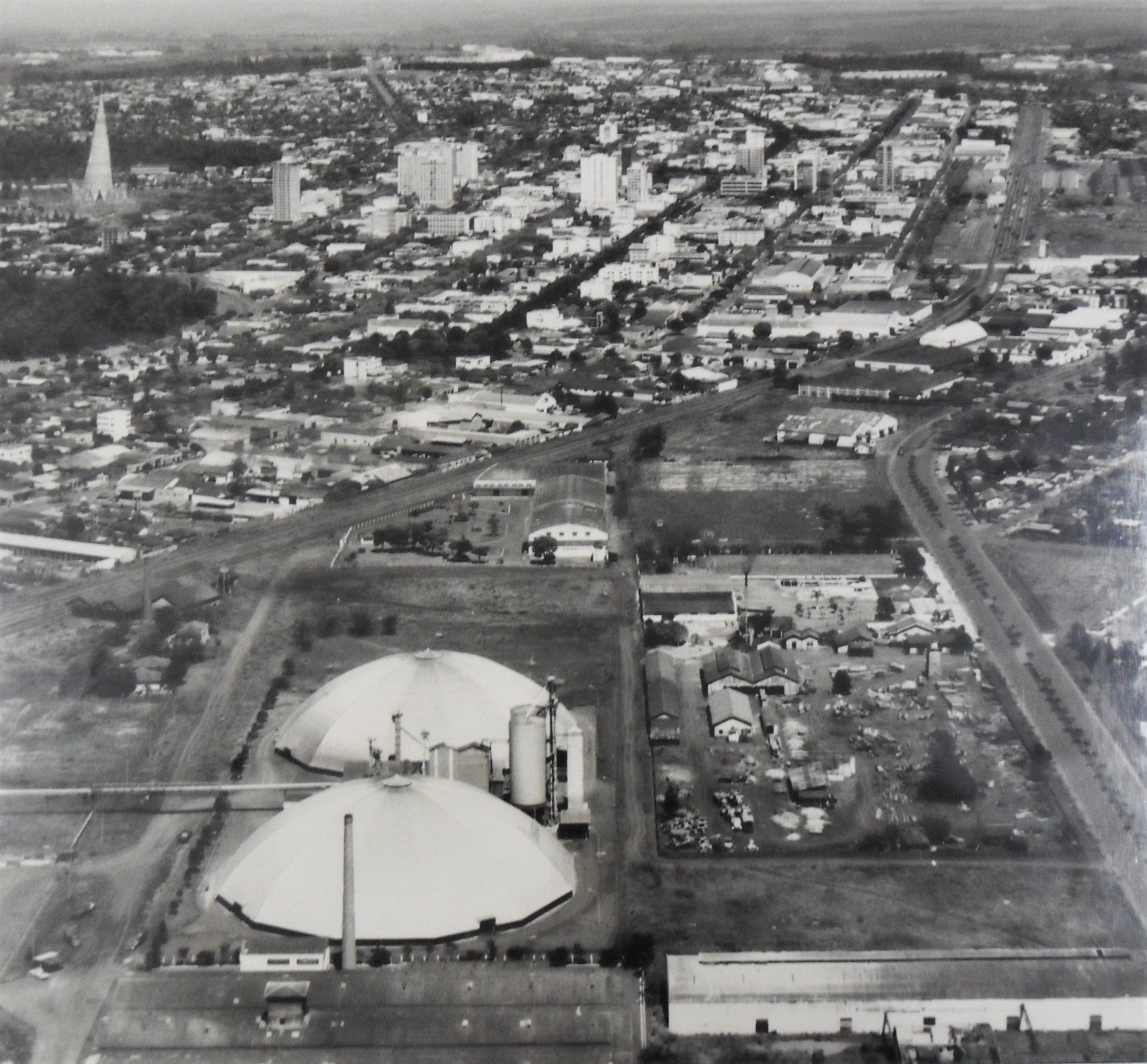 Zona Industrial e Centro de Maringá - Anos 1980