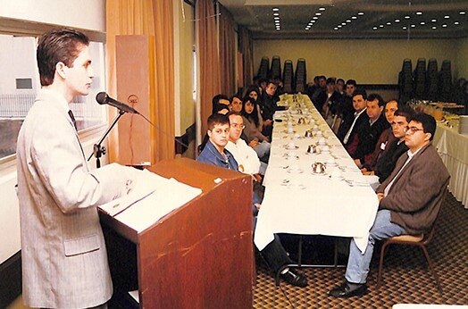 Café da manhã do Copejem - 1998