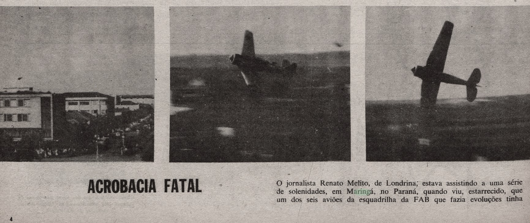 A queda do avião da FAB – 1957