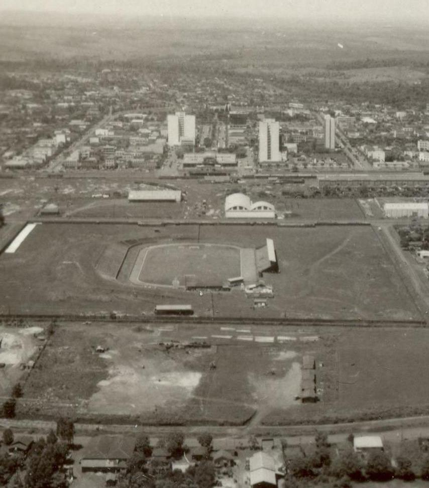 Estádio Willie Davids antes da ampliação - Década de 1960