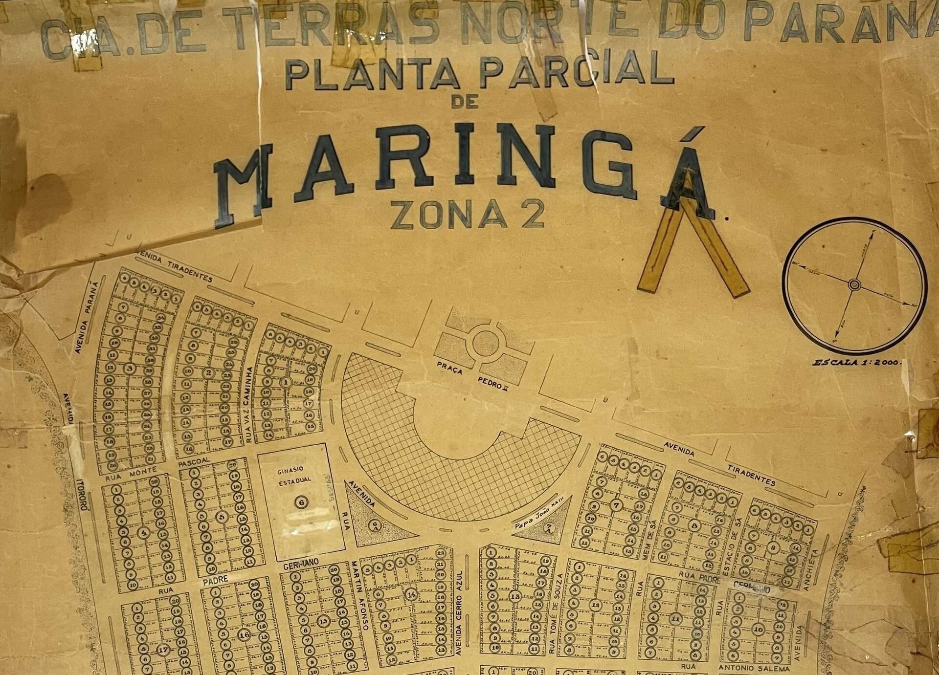 Planta da Zona 2 - 1950