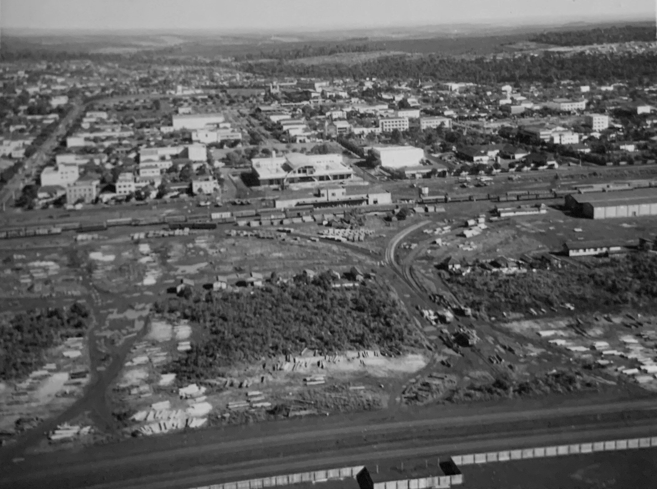 Pátio de manobras ferroviárias - Década de 1960