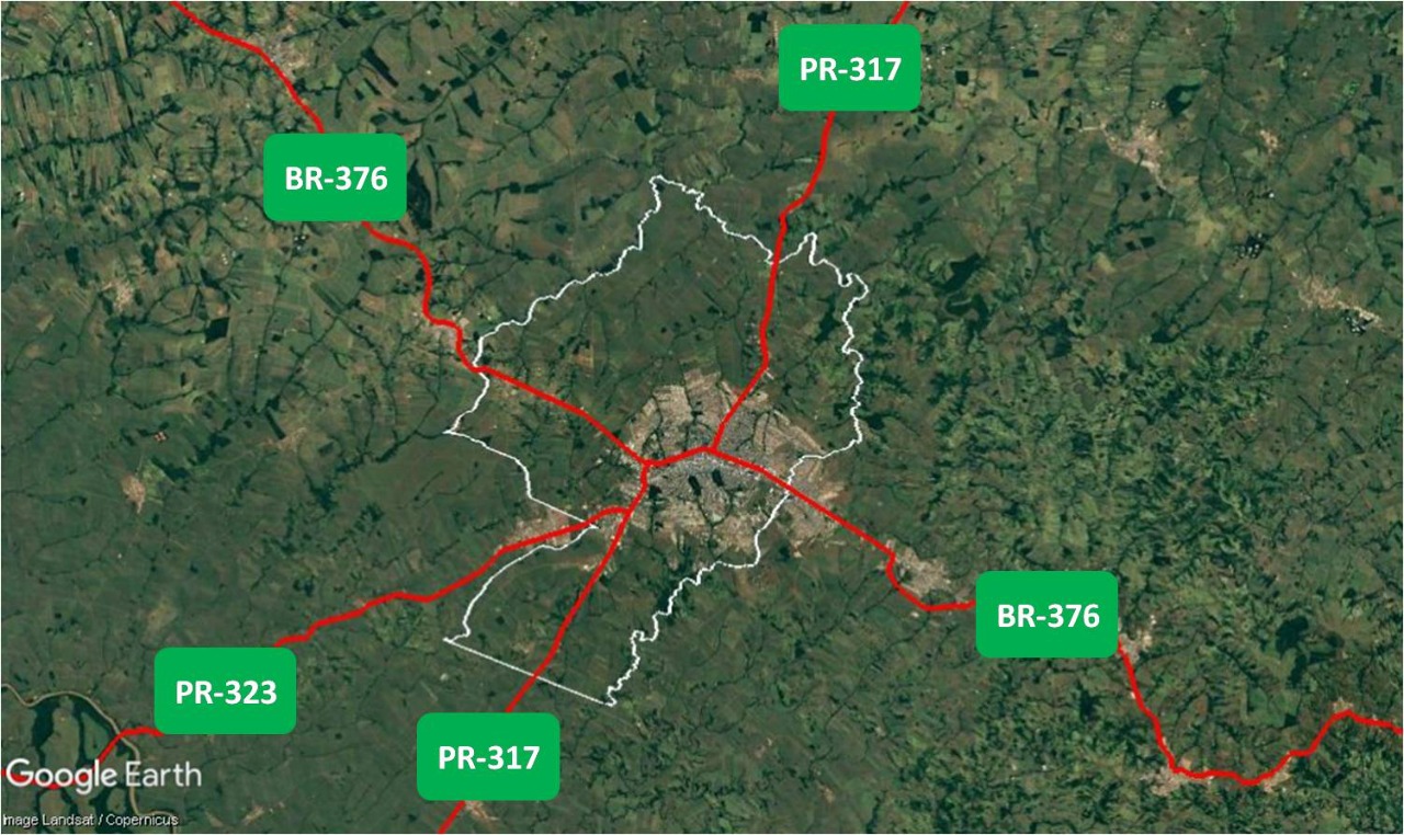 Loteamentos das Zonas Fiscais 23, 36 e 37 do Município de Maringá, no Paraná