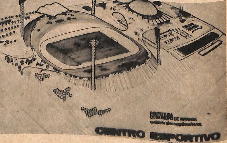 Projeto e construção do Centro Esportivo de Maringá -1975