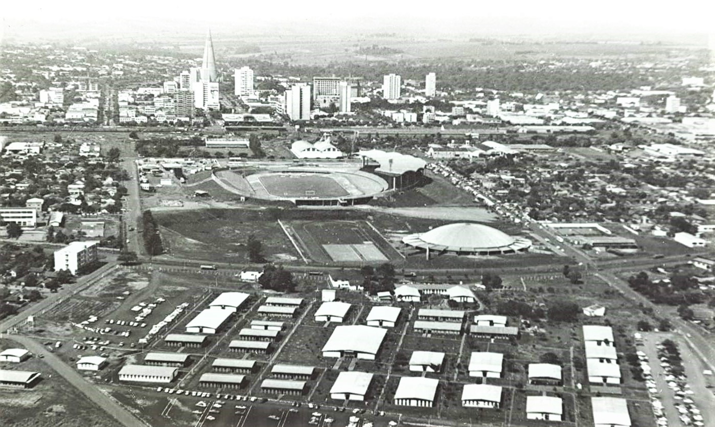 Registro aéreo de Maringá - Década de 1970