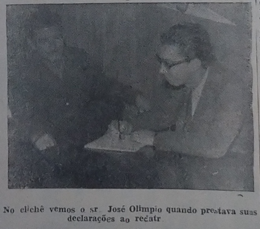 Placas de candidatos danificadas - 1960