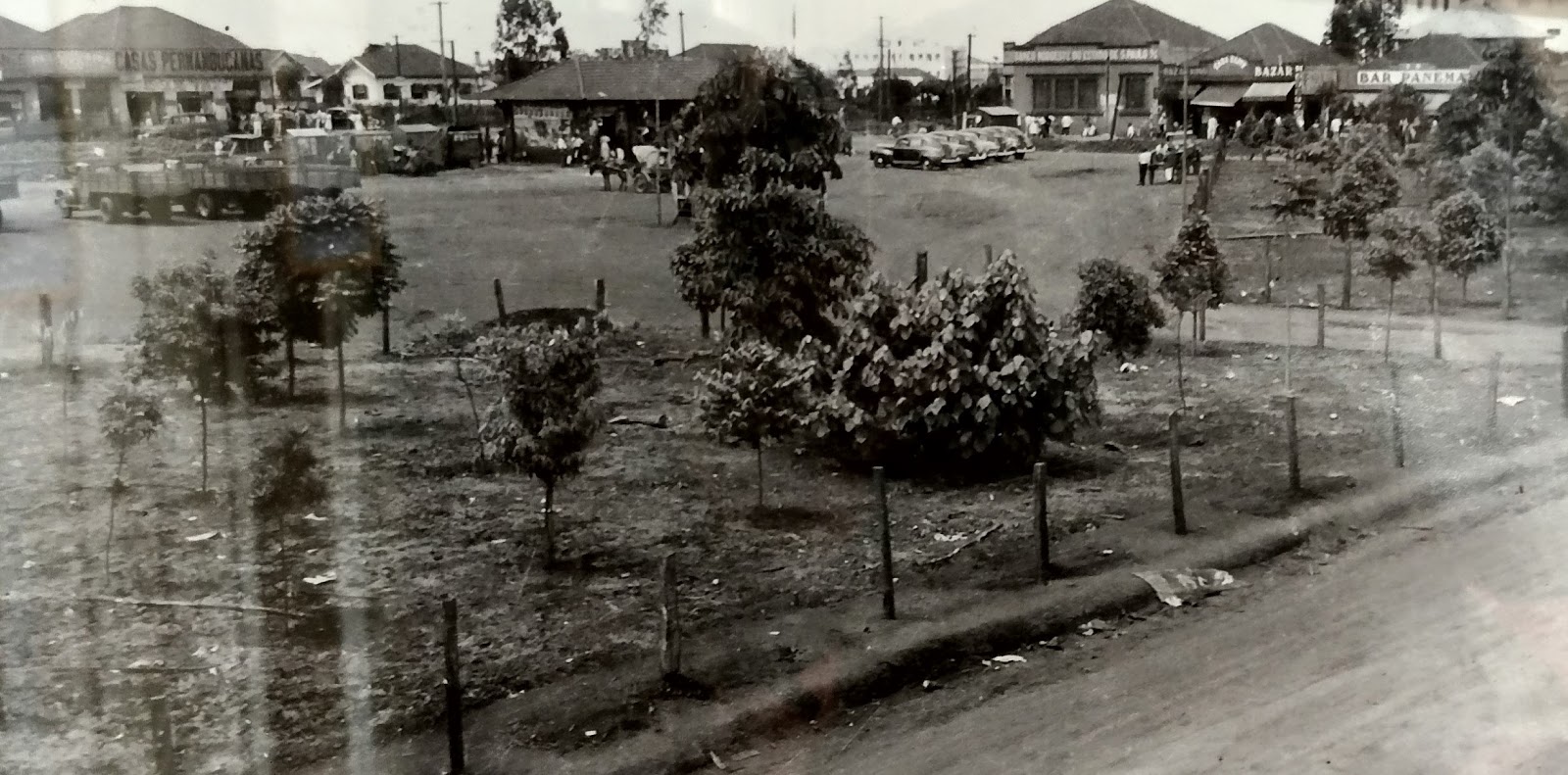 Praça da Rodoviária - 1952