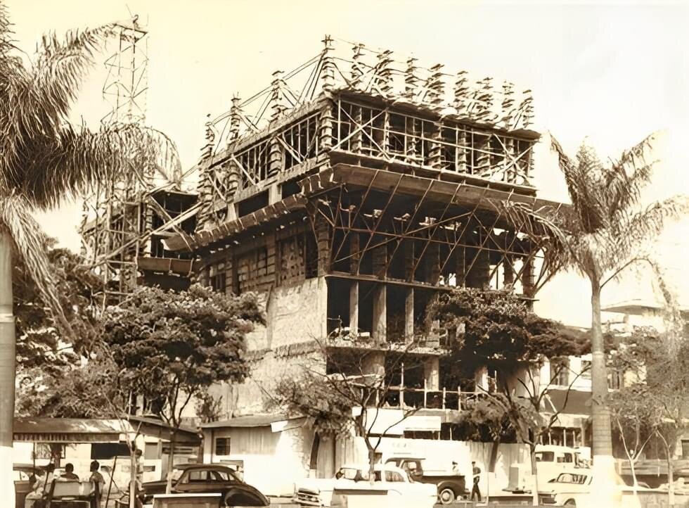 Obras do Edifício Três Marias - Início dos anos 1960