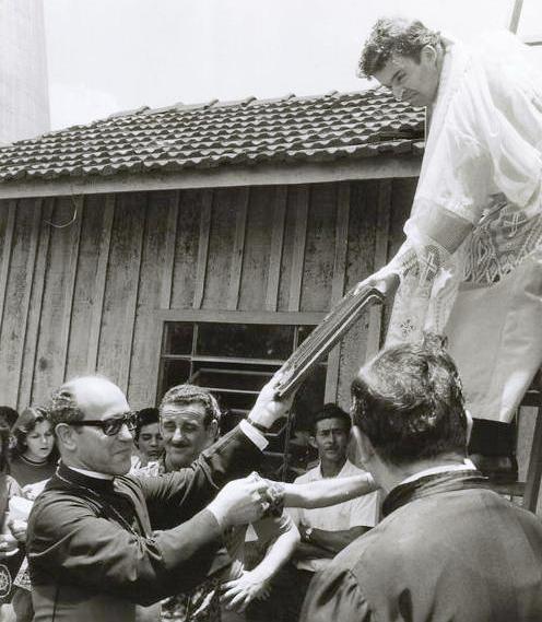 Destelhamento da Catedral de madeira - 1973