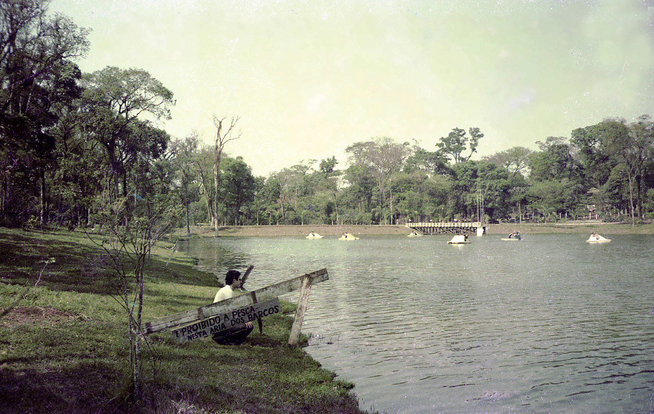 Placa no Parque do Ingá - 1971