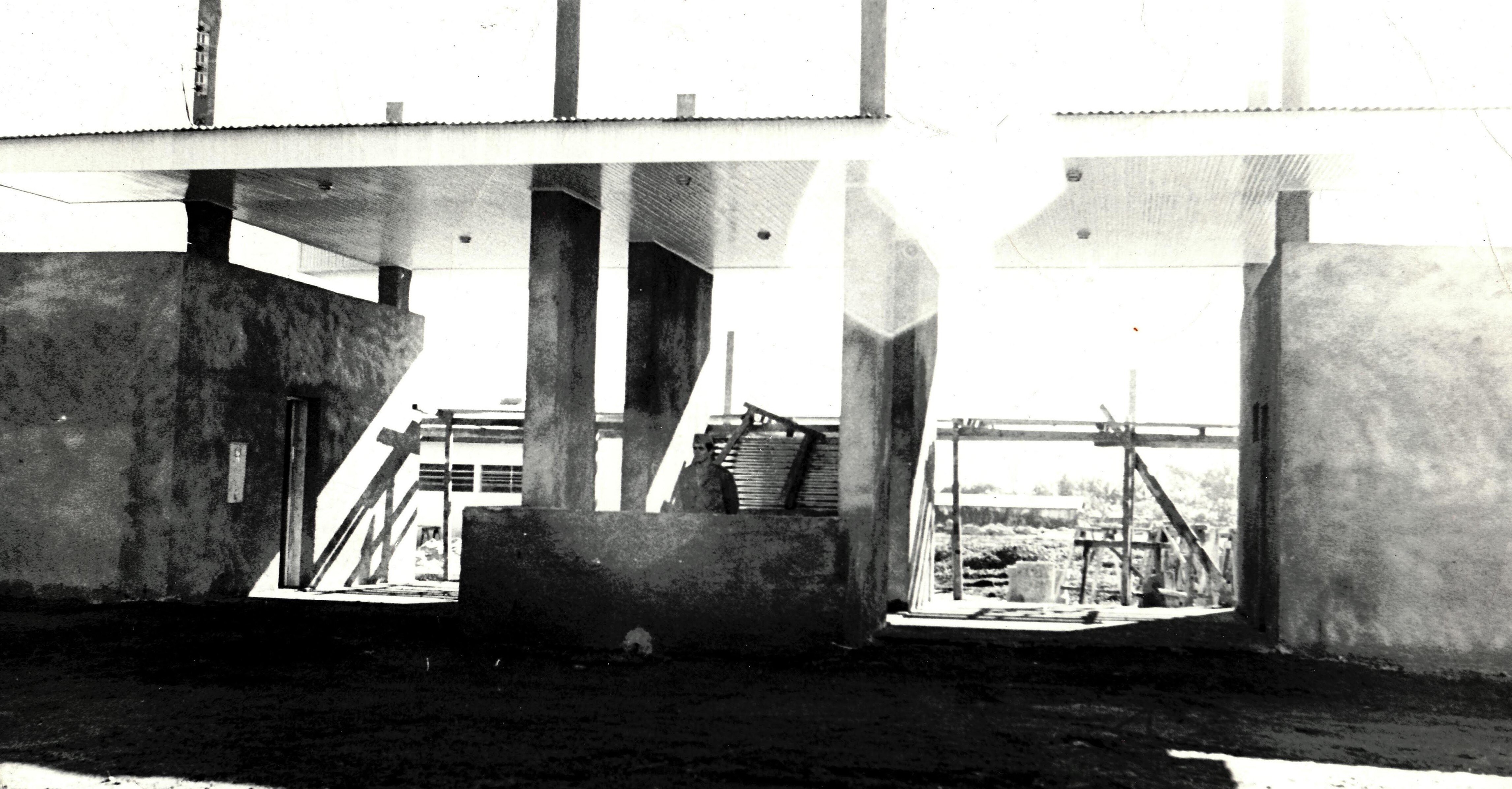 4º Batalhão em obras - 1975