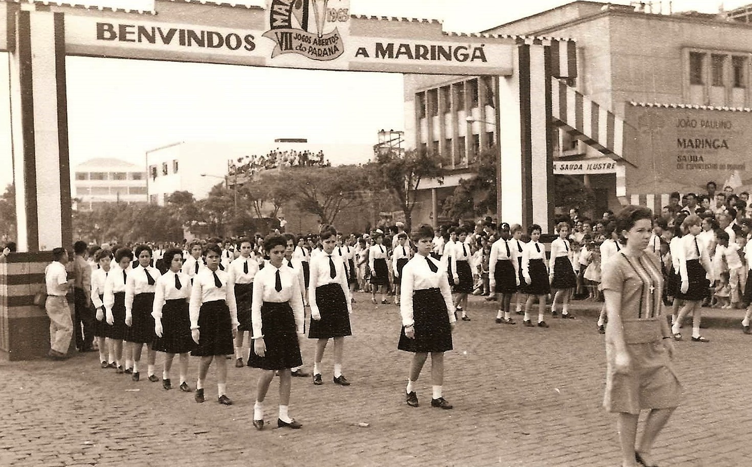 Abertura dos Jogos Abertos do Paraná - 1963