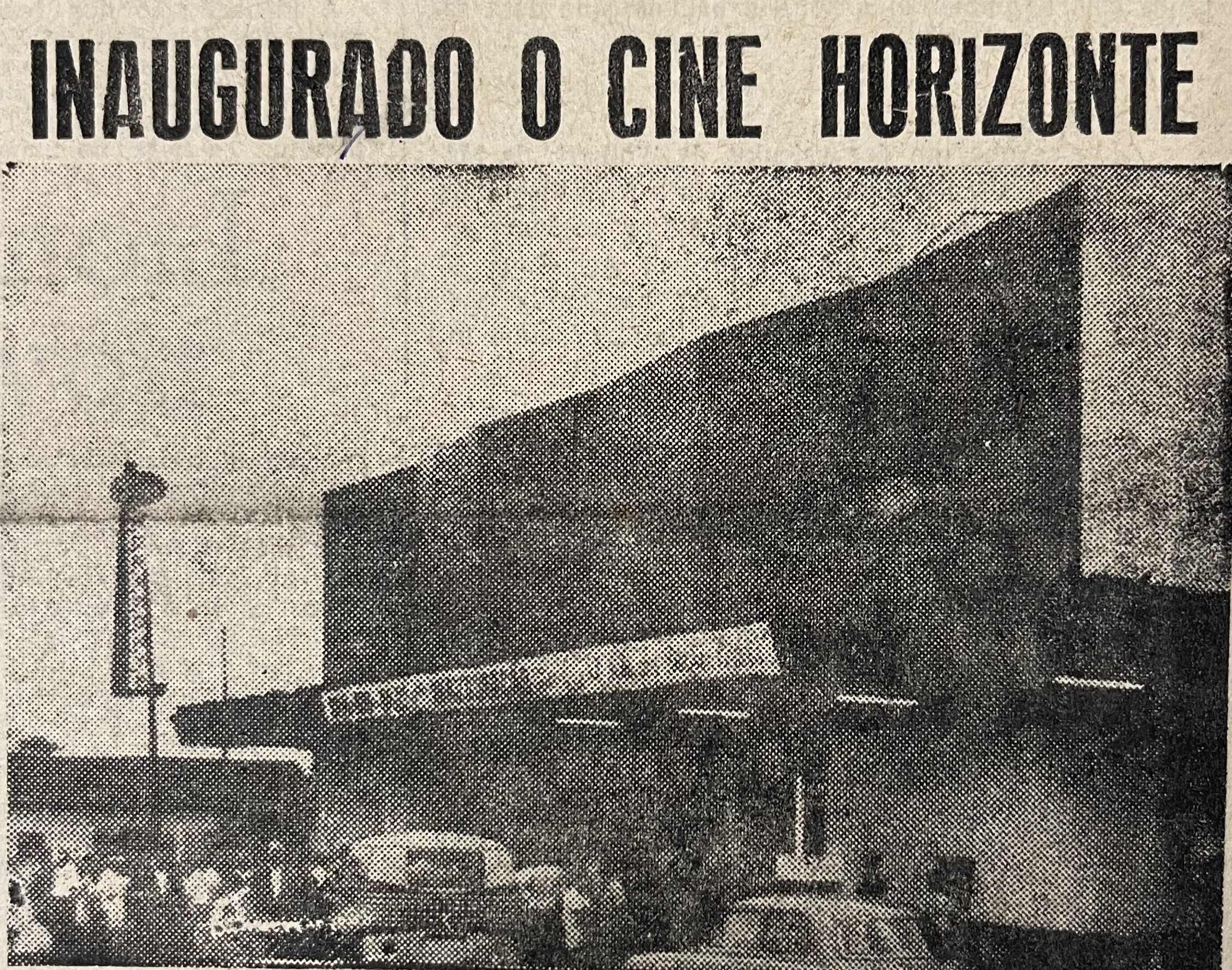 Inauguração do Cine Horizonte - 1966