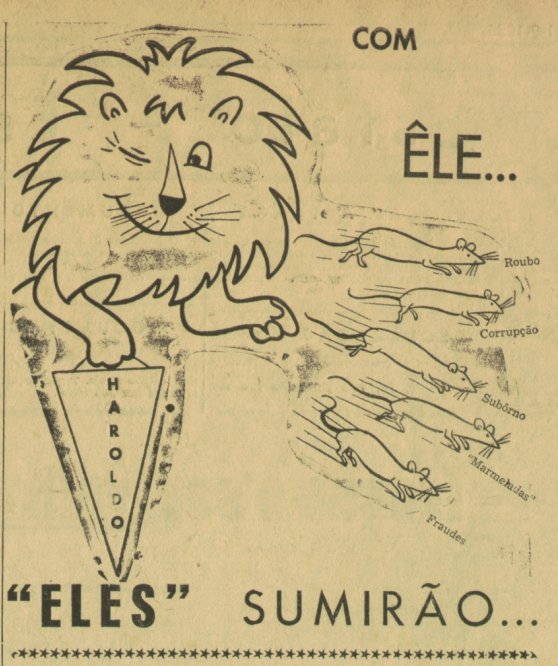 Propaganda de Haroldo Leon Peres - Década de 1950