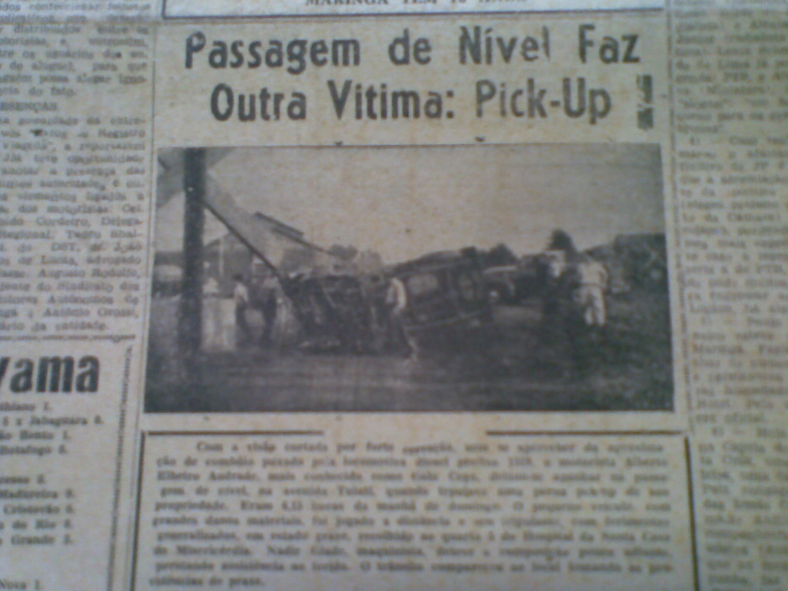 Passagem de Nível - Acidentes Constantes