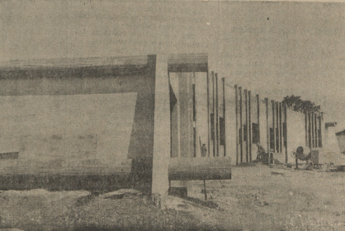 Conclusão das obras do Necrotério - 1975