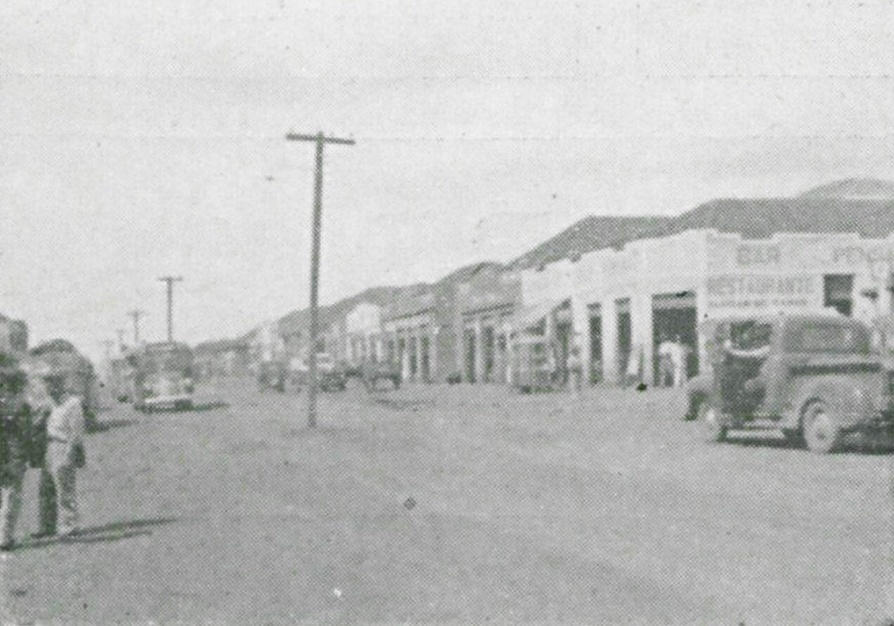 Avenida Brasil, no Maringá Velho - 1952