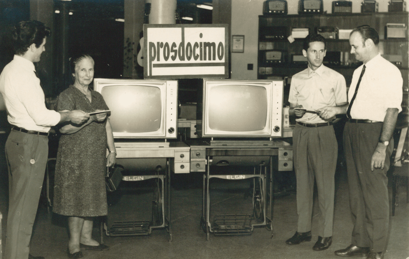 Interior da Loja Prosdócimo - Década 1970