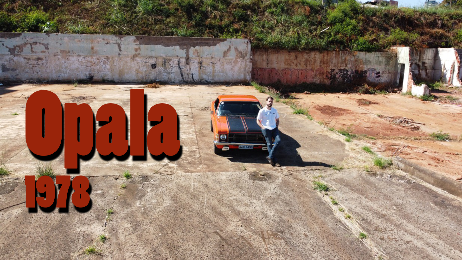 Carona Histórica em um Opala 1978