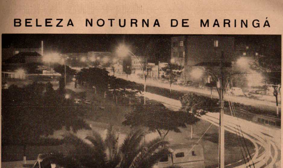 Iluminação com lâmpadas de mercúrio - 1963