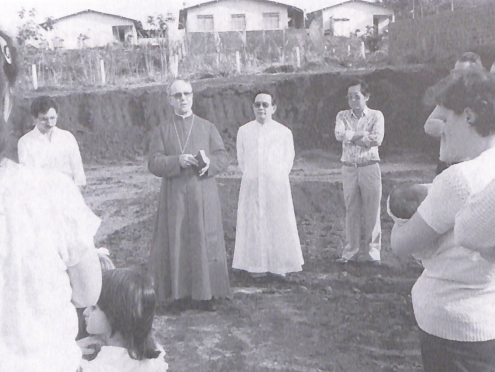 Lançamento da Pedra Fundamental da Capela São Maximiliano Maria Kolbe - 1986 