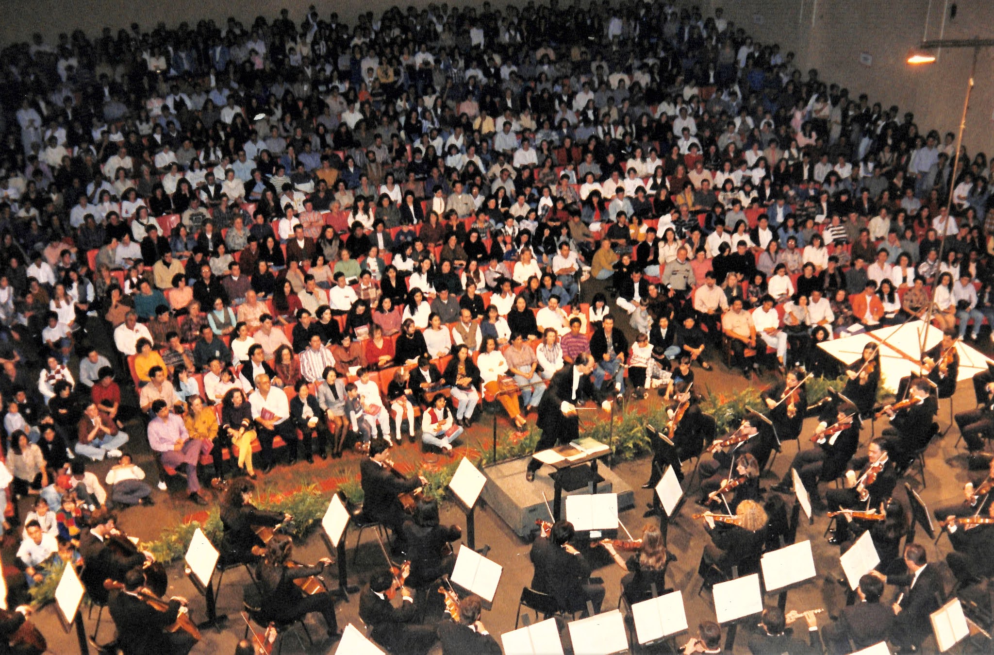 Interior do Cine Teatro Plaza - 1995