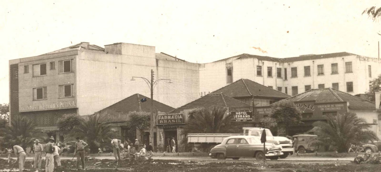 Avenida Duque de Caxias - Final da Década de 1950