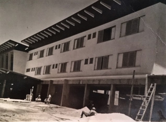 Grande Hotel Maringá em construção - Década de 1950