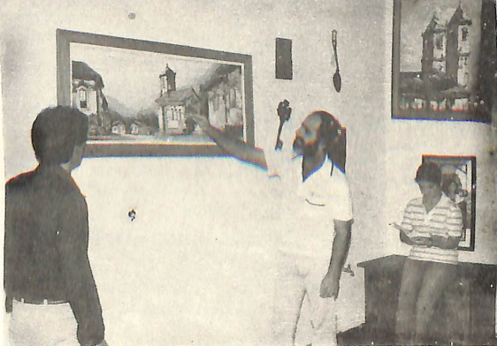 Zanzal Mattar no Ateliê Picasso - 1980