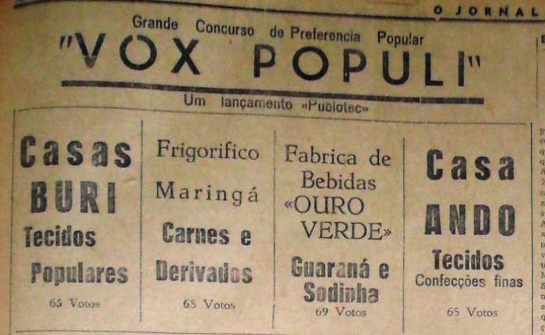 Preferência popular - 1955