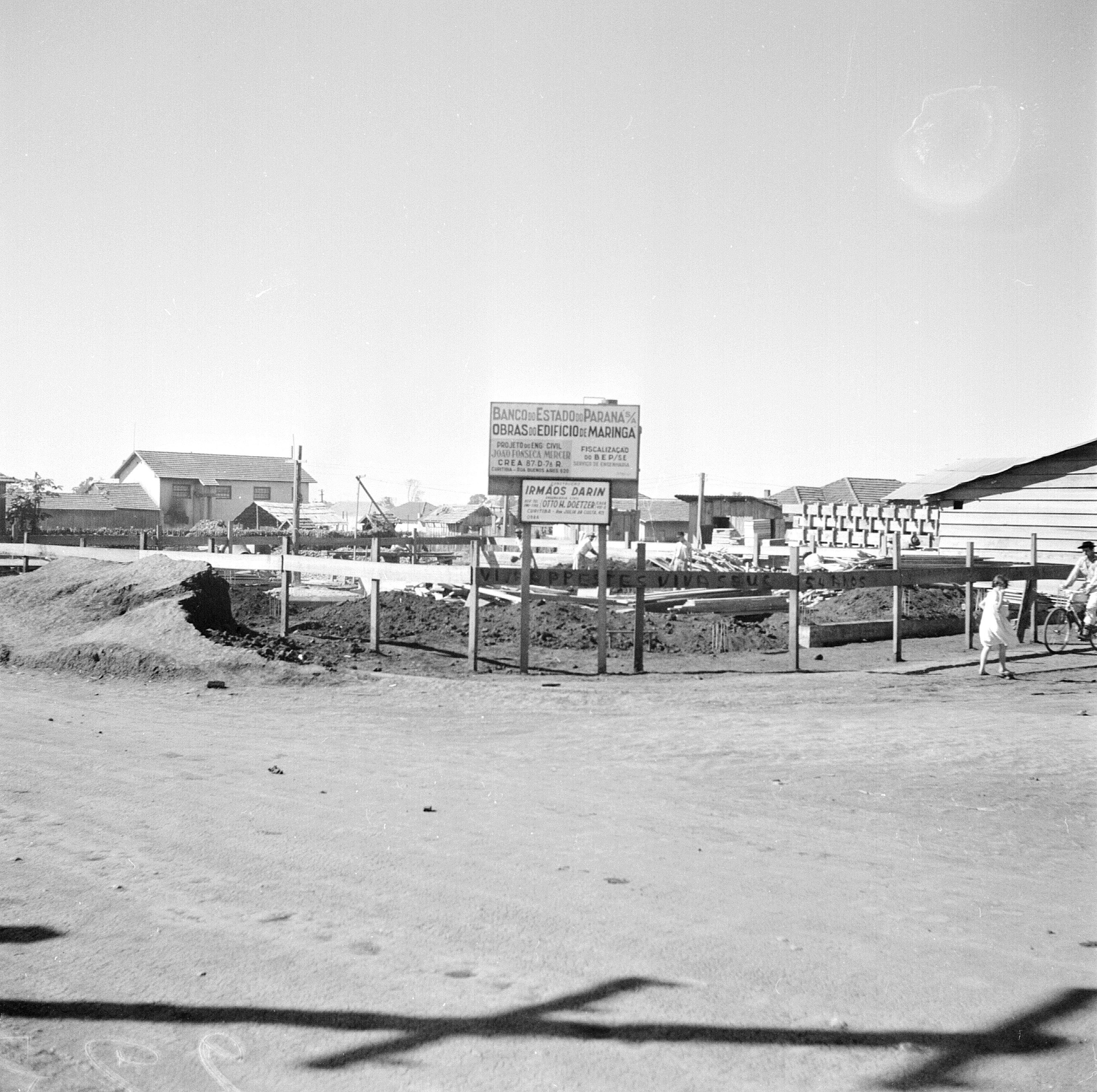 Obras do Banco do Estado do Paraná - 1952