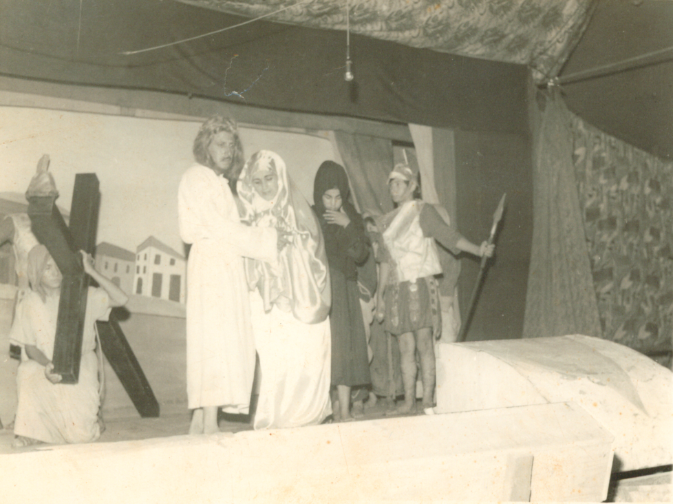 Espetáculo Religioso no Pavilhão Janes - Década de 1950