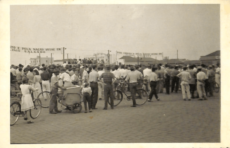 Comício de Plínio Salgado em Maringá - 1955