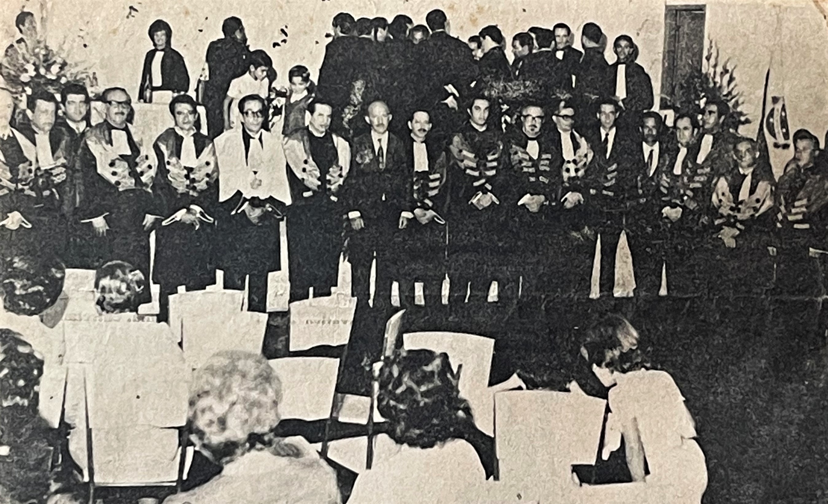 Professores da 1ª turma da Faculdade Estadual de Direito de Maringá - 1971